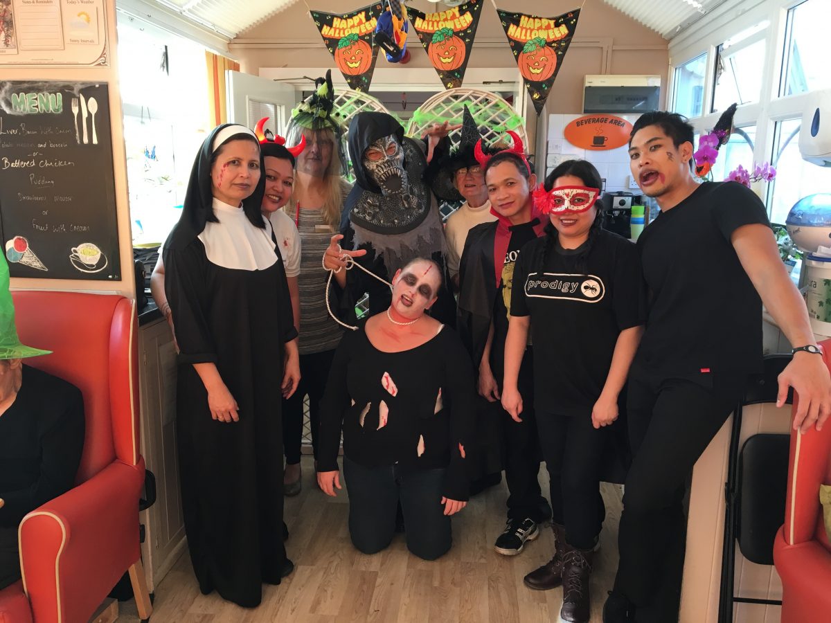 Spooky Staff at Windy Ridge for Halloween 2016