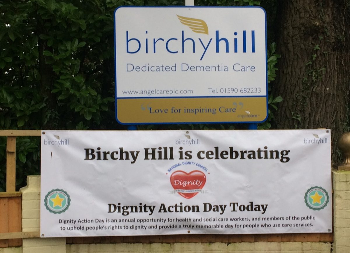 WELCOME TO BIRCHY HILL TO JOIN US FOR DIGNITY DAY