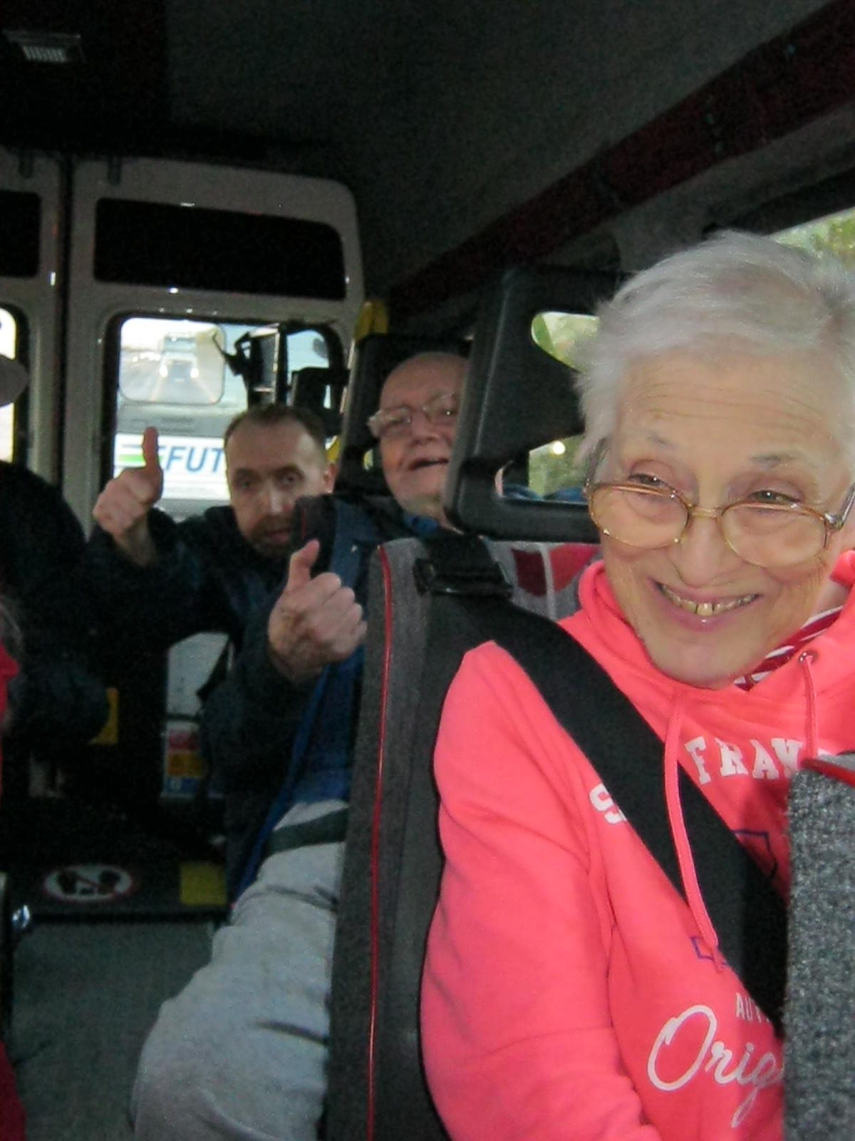 RESIDENTS ENJOYING THE BLACKPOOL ILLUMINATIONS